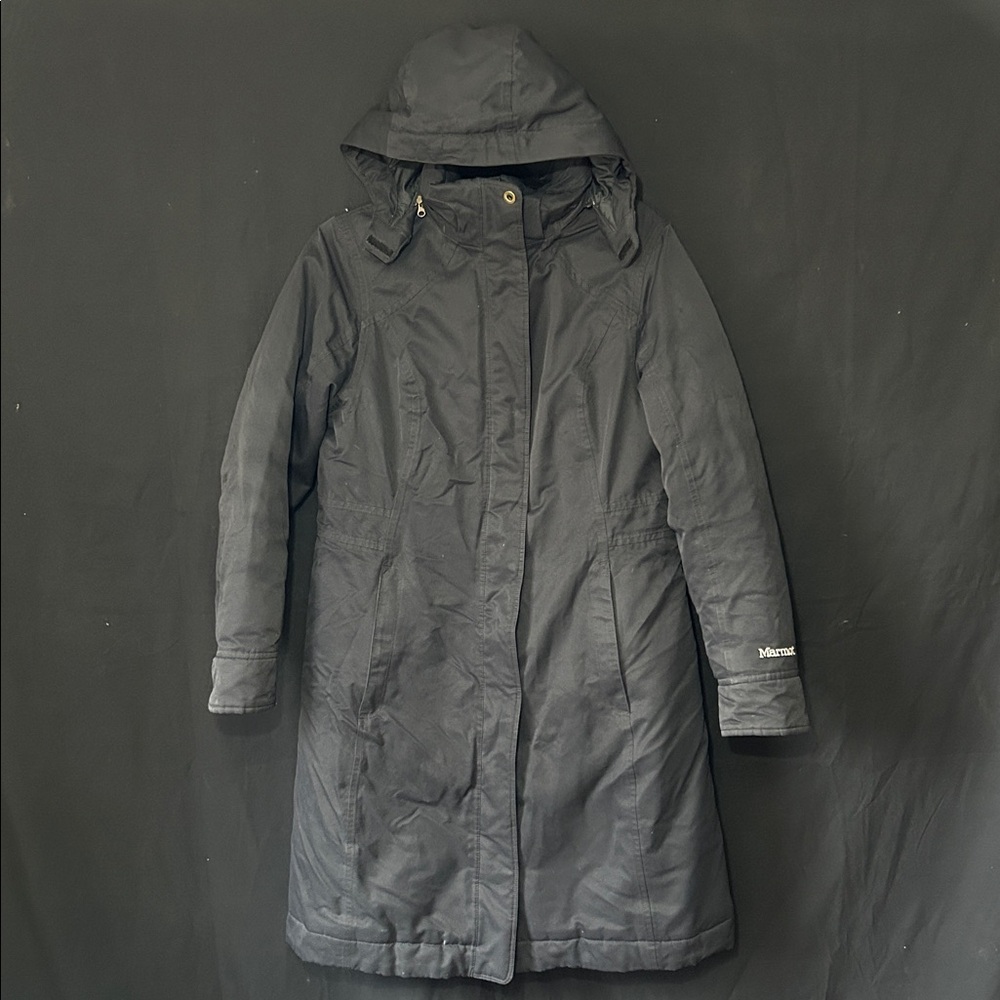 Marmot Women's Down Black Hooded Coat